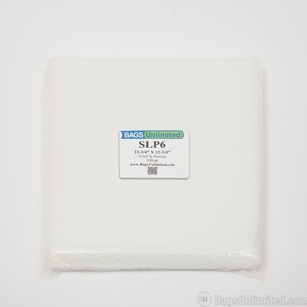 Clear Polyethylene LP Record Jacket